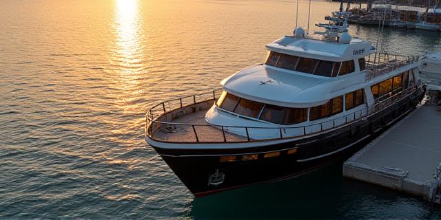 Porto di Roma al mattino