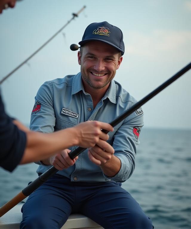 Equipaggio Orca Angler in azione